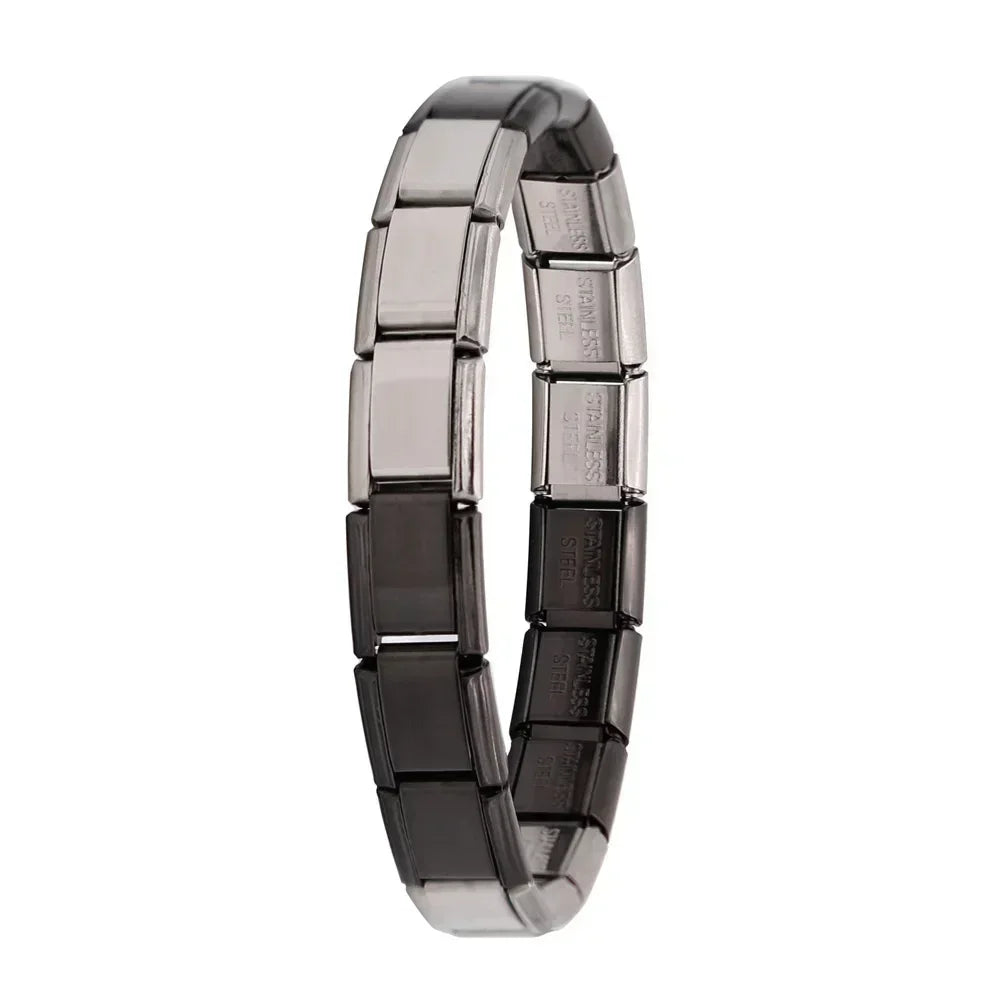 Pulsera elástica de acero estilo italiano