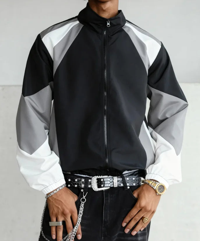Campera de hombre Trama Color Block