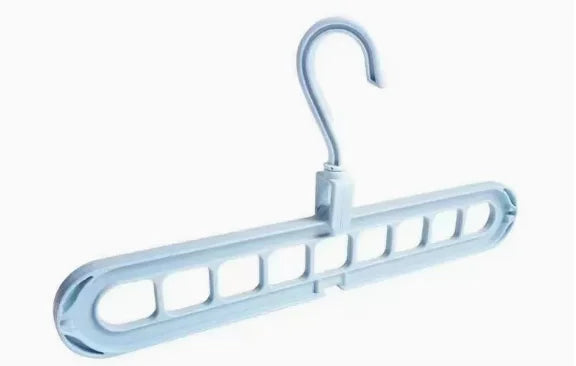 Percha Plegable Multifunción 9 Ganchos x3