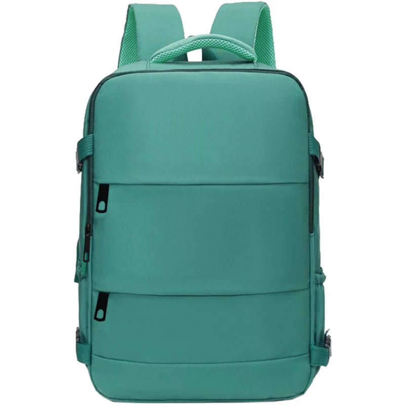 Mochila de Nylon Nara con Múltiples Bolsillos