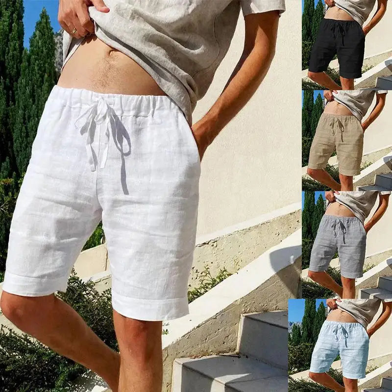 Short de lino y algodón Costa