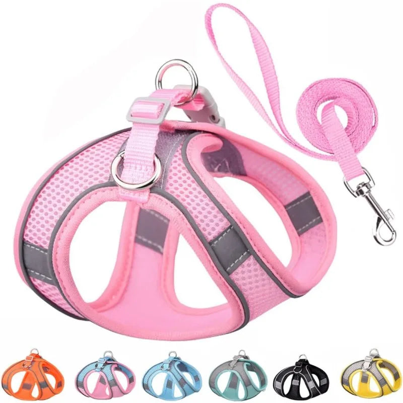 Arnés Chaleco Reflectivo con Correa para Perro