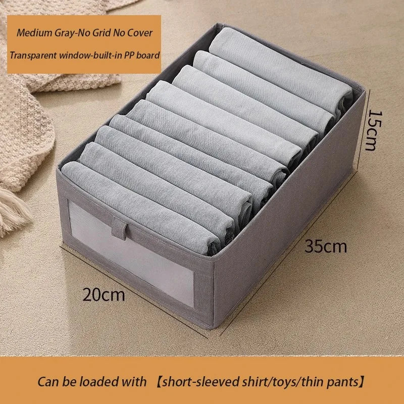 Organizador plegable de ropa en tela Oxford
