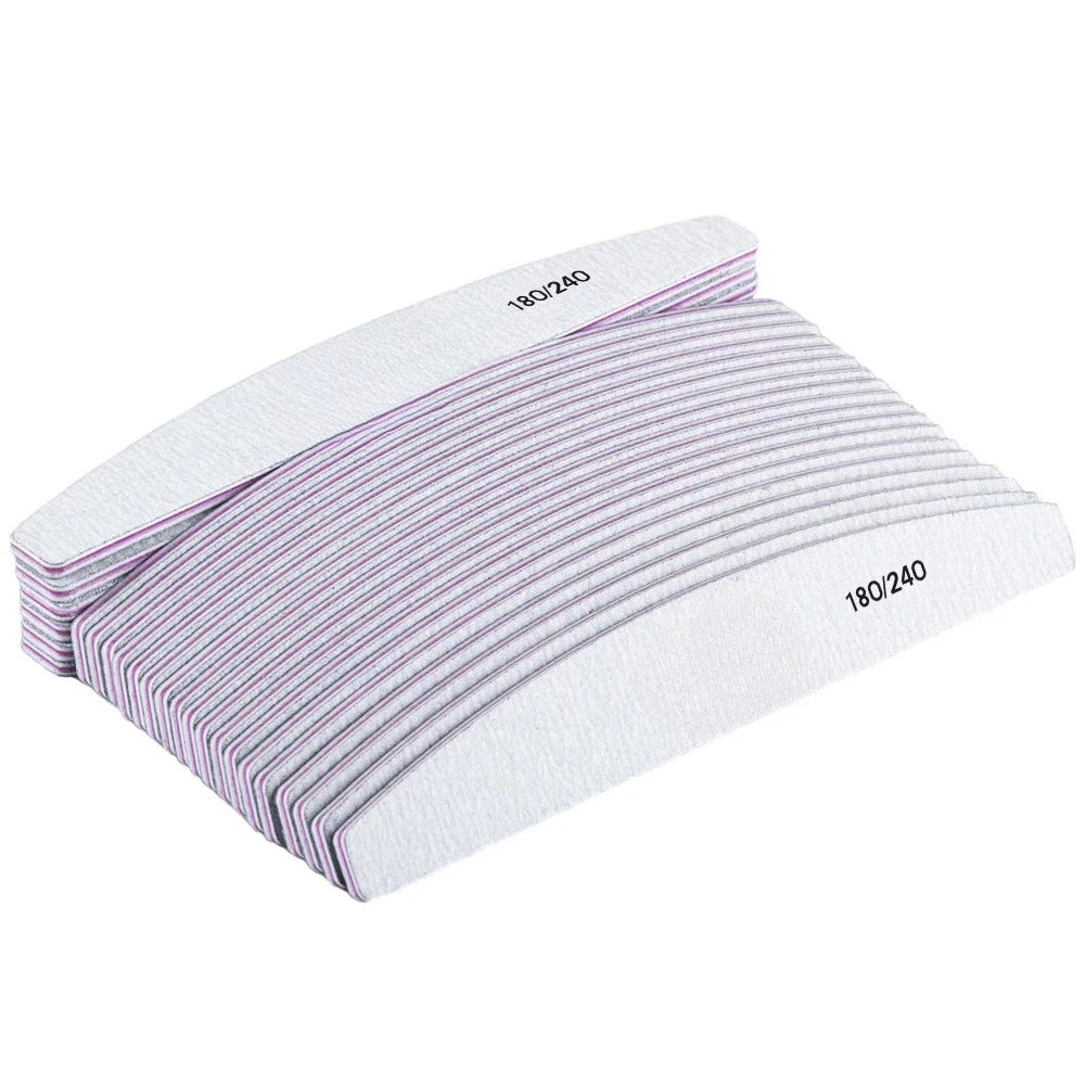 Set de 10 limas para uñas de doble cara