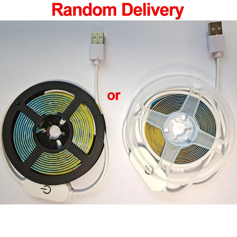 Tira LED COB Flexible con Dimmer Táctil USB 5V