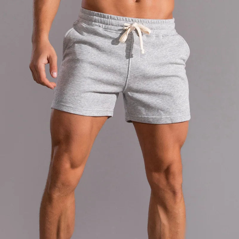 Bermuda casual de algodón con cintura elástica