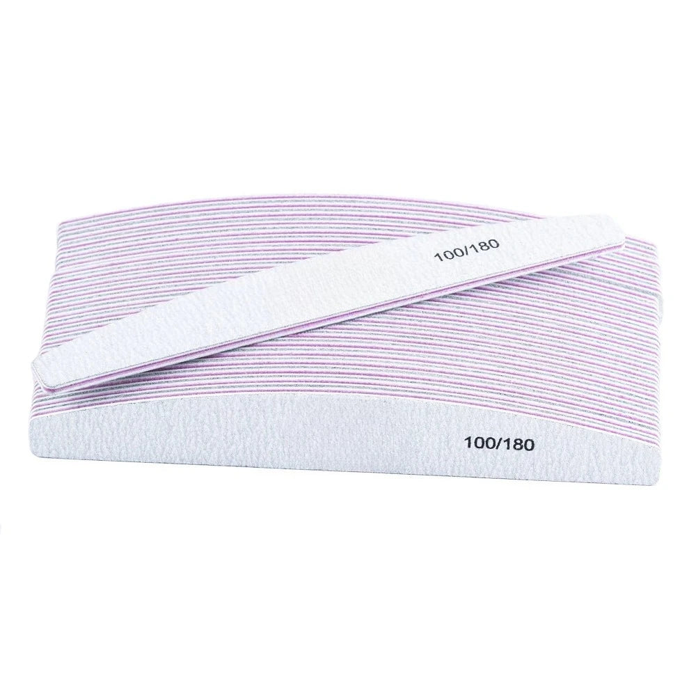 Set de 10 limas para uñas de doble cara