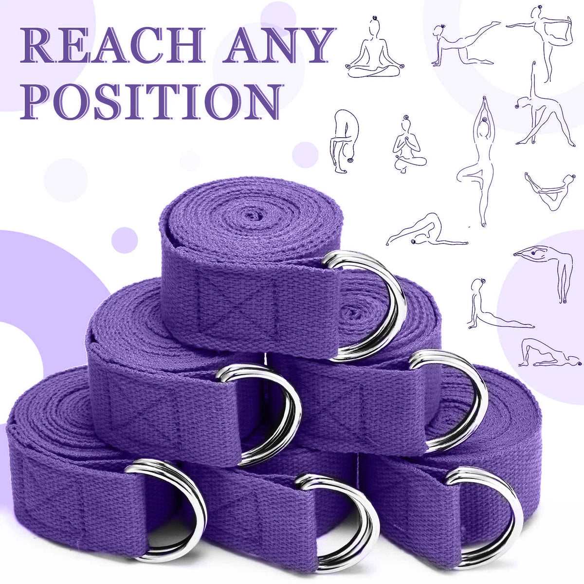 Correa de Yoga Lira con Hebilla Ajustable