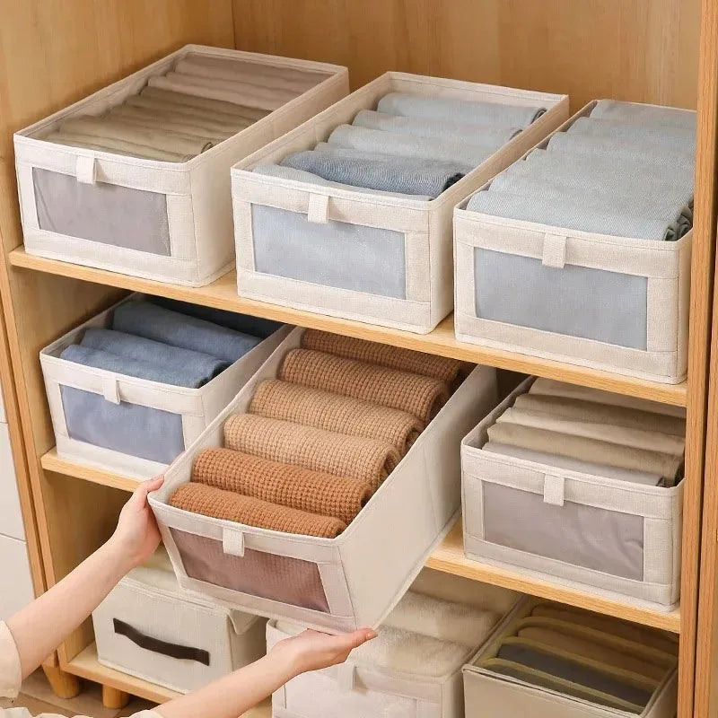 Organizador plegable de ropa en tela Oxford