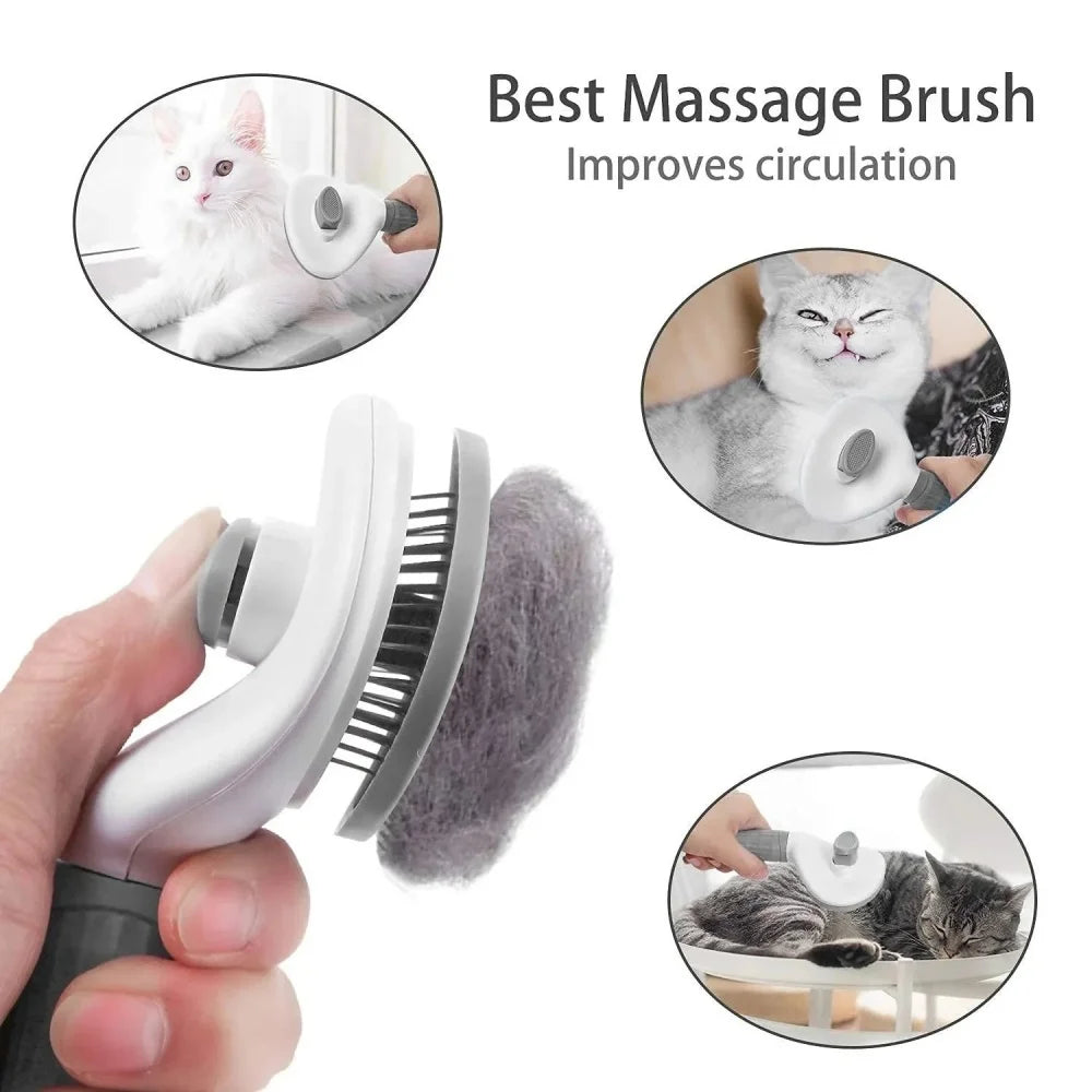 Cepillo Autolimpiante Brisa para Perros y Gatos