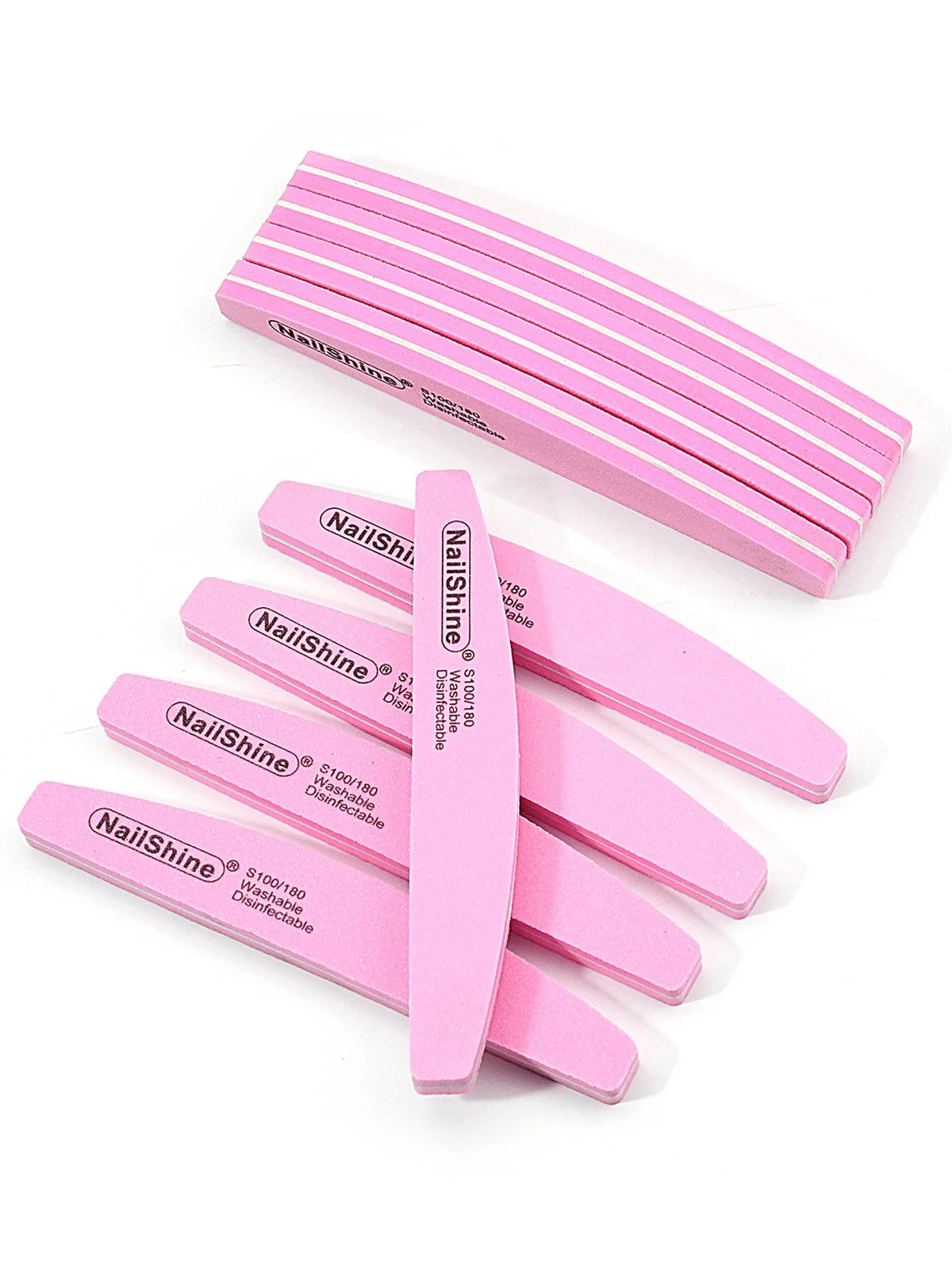 Set de limas pulidoras doble faz para uñas