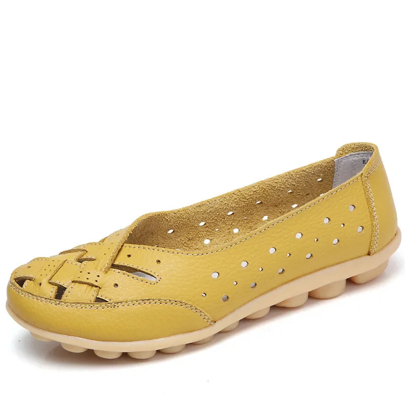 Mocasines calados de mujer