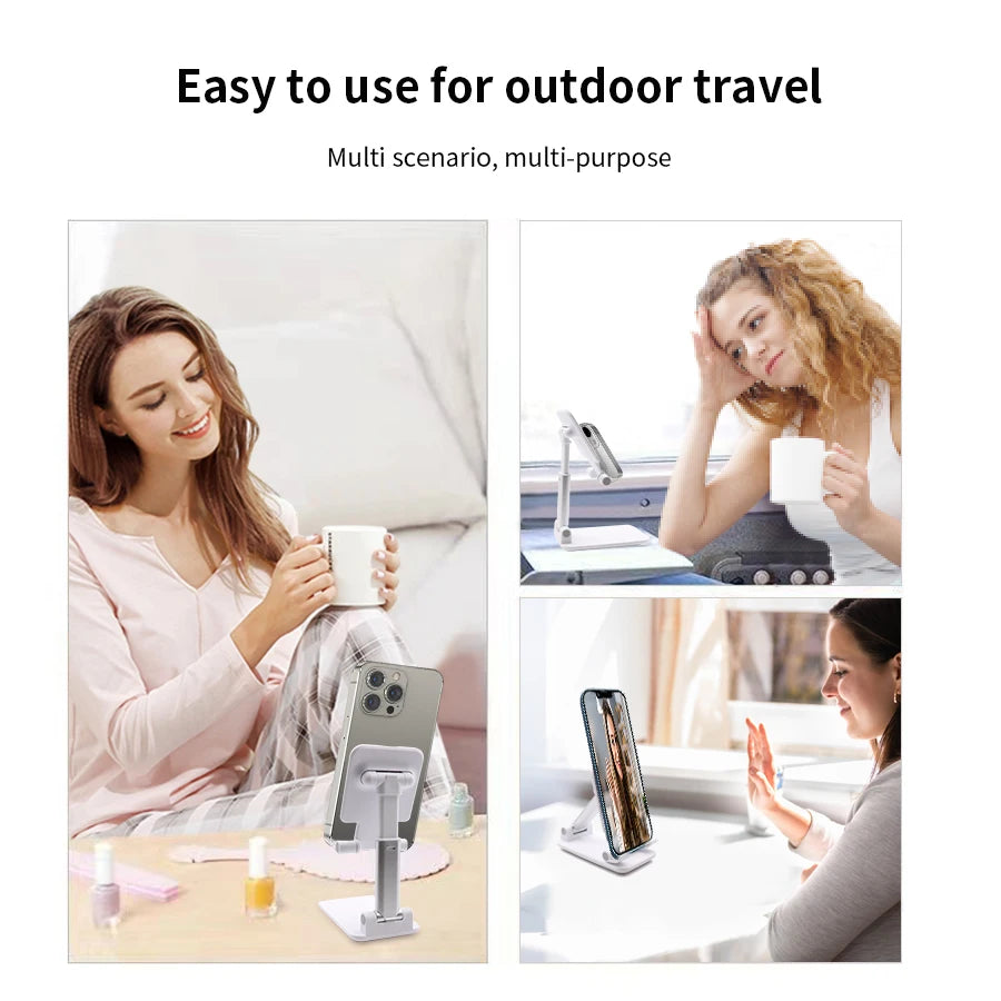 Soporte de escritorio flexible para celular y tablet