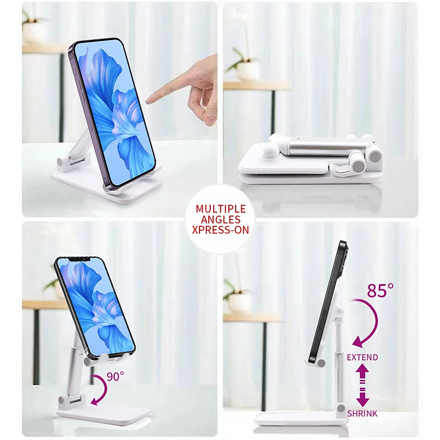 Soporte de escritorio flexible para celular y tablet