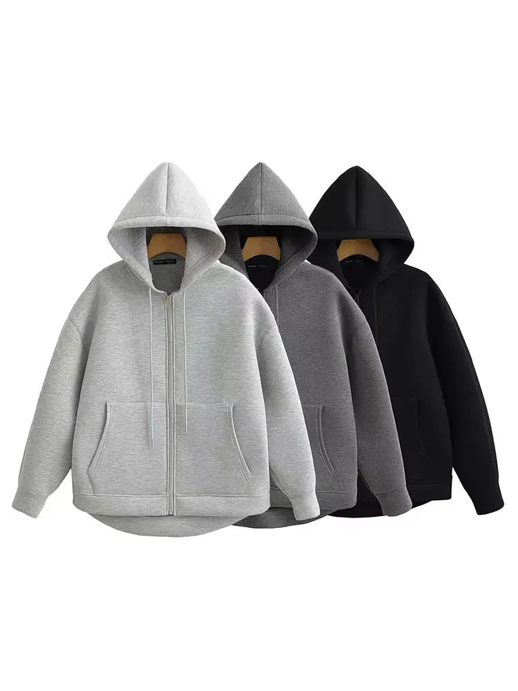 Campera Oversize con Capucha Urbana