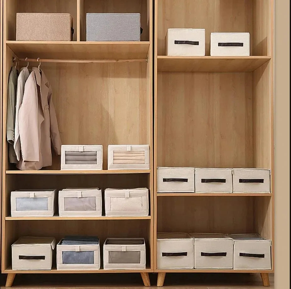 Organizador plegable de ropa en tela Oxford