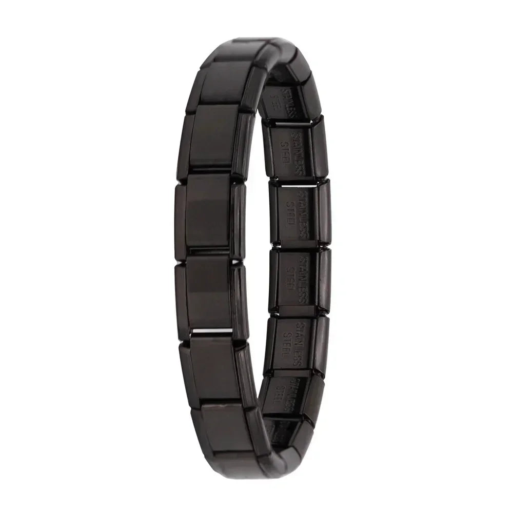 Pulsera elástica de acero estilo italiano