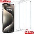 Pack de 4 vidrios templados para iPhone