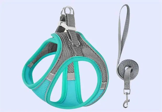 Arnés Chaleco Reflectivo con Correa para Perro