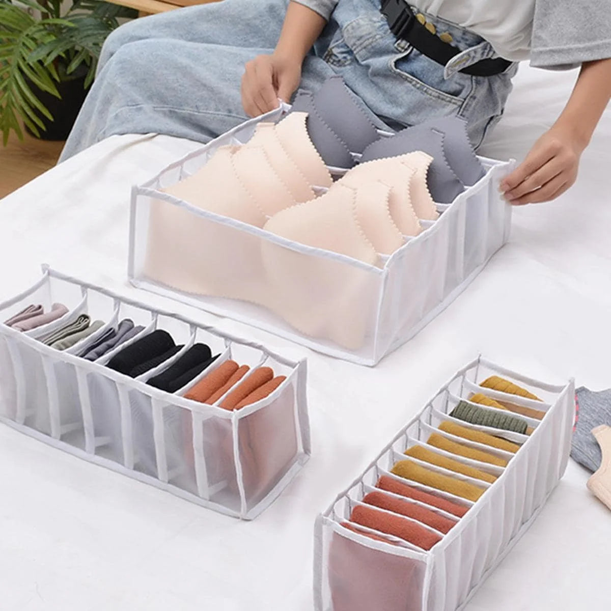 Organizador Plegable Multiespacios para Cajón