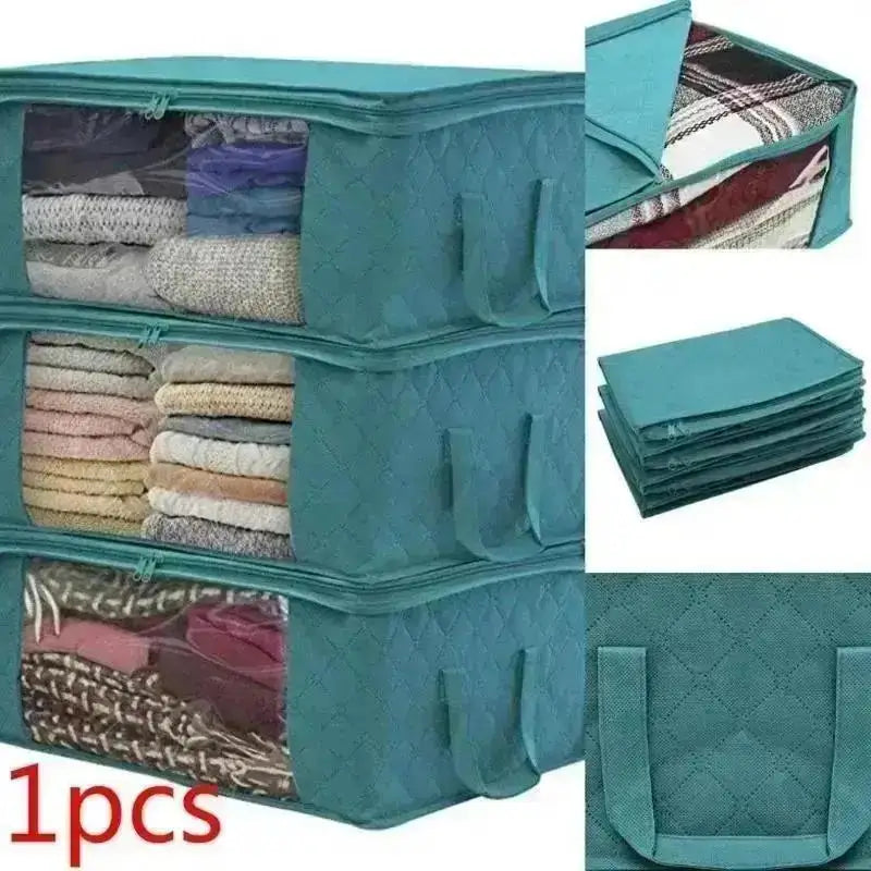 Organizador plegable para ropa y acolchados Nara