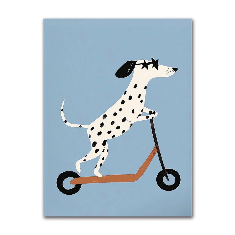 Lámina Canvas Animales para Cuarto Infantil