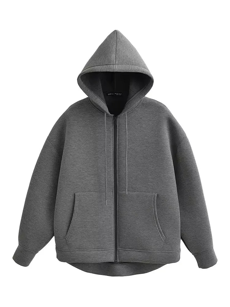 Campera Oversize con Capucha Urbana
