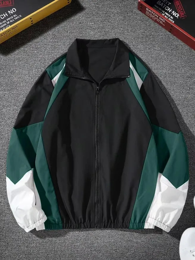 Campera de hombre Trama Color Block