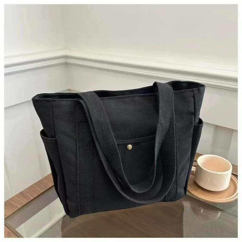 Bolso tote de lona estilo urbano