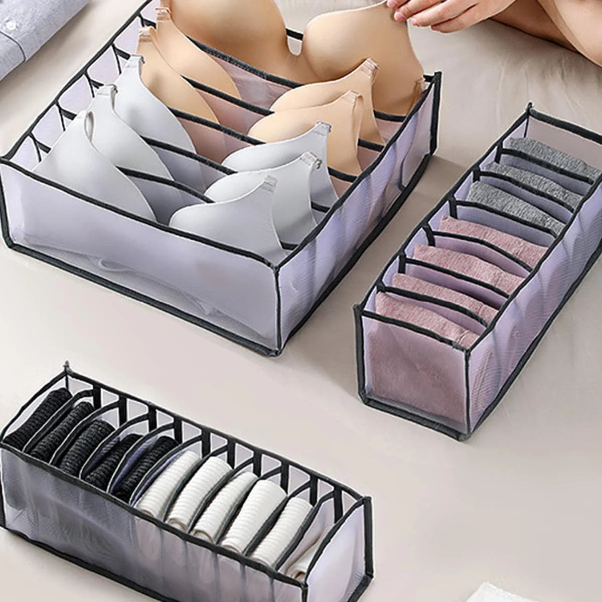 Organizador Plegable Multiespacios para Cajón