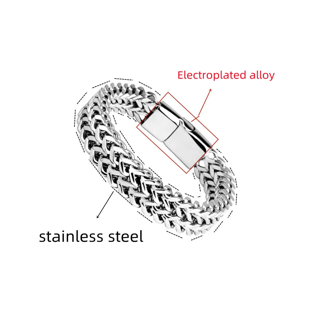 Pulsera Cadena Urbana Doble Hilera