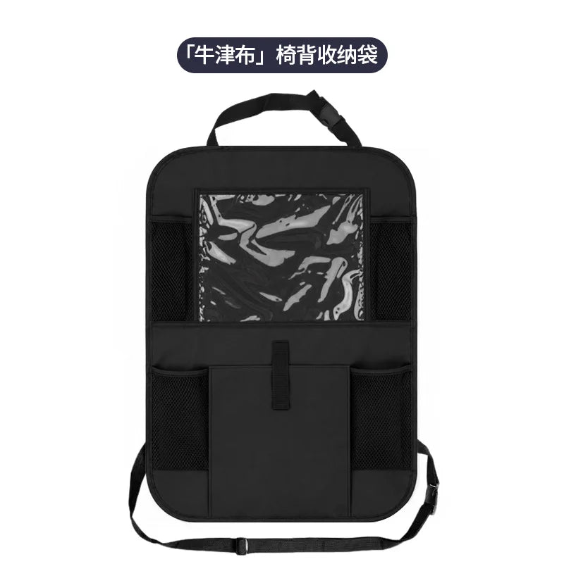 Organizador de respaldo para auto con porta tablet