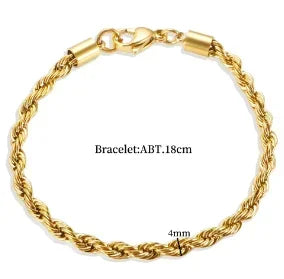 Pulsera de acero con corazón y circonias