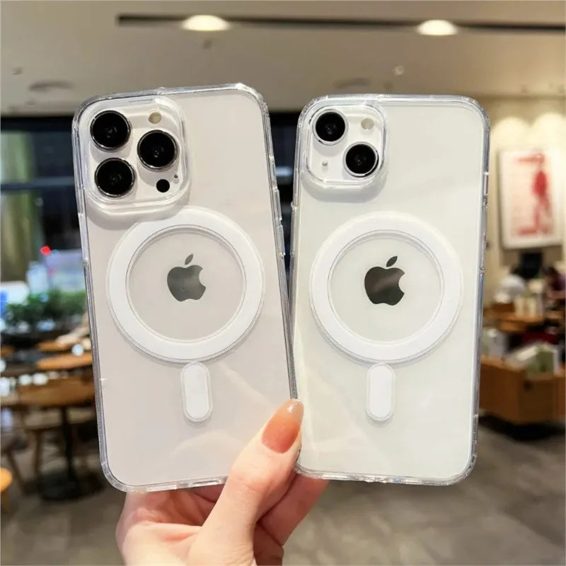 Funda Magnética Transparente Aura para iPhone