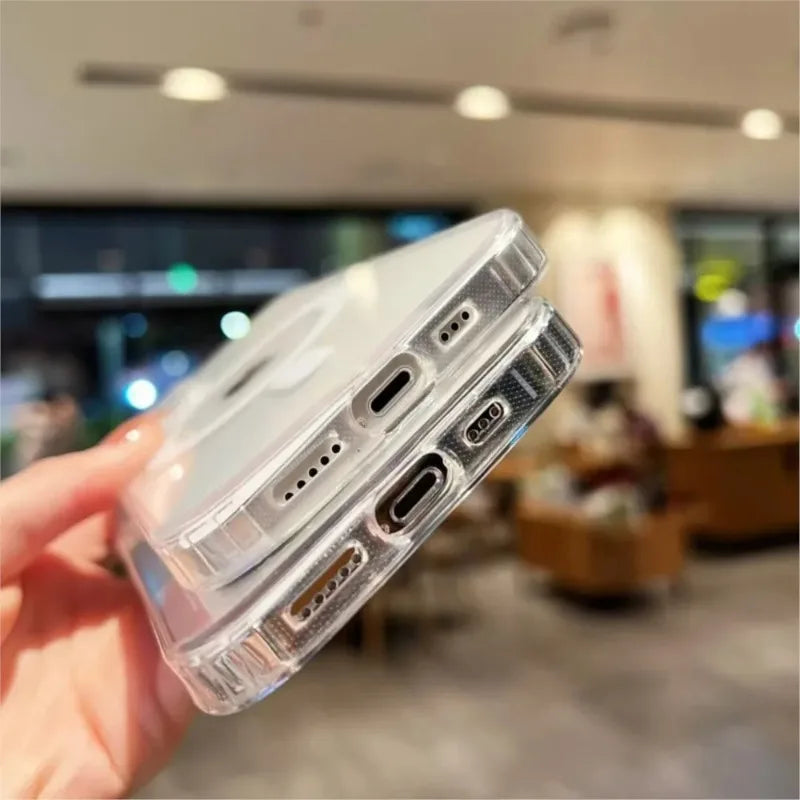 Funda Magnética Transparente Aura para iPhone