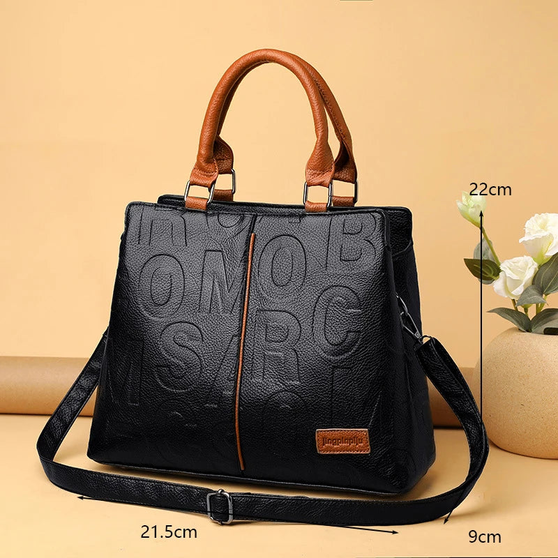 Cartera Satchel Amelie de Cuero Ecológico