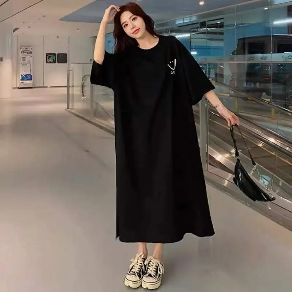 Vestido remera midi Letras Urbanas