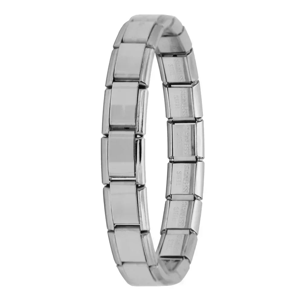 Pulsera elástica de acero estilo italiano