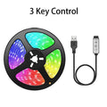 Tira LED RGB para TV con control de 3 teclas