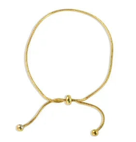Pulsera de acero con corazón y circonias