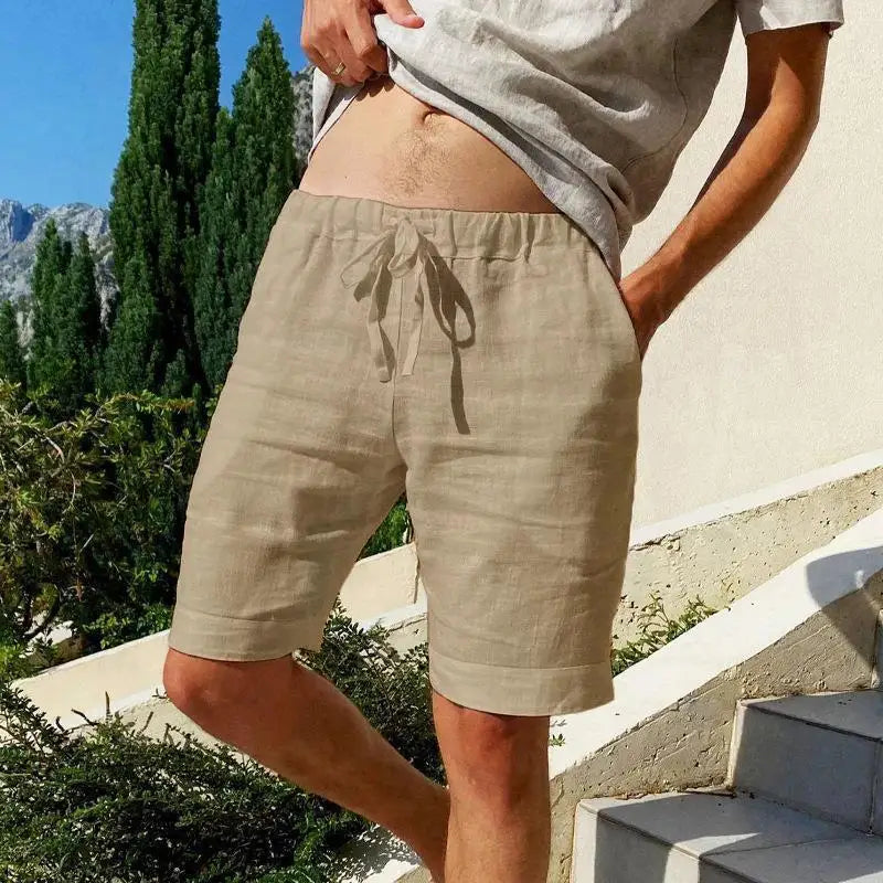 Short de lino y algodón Costa