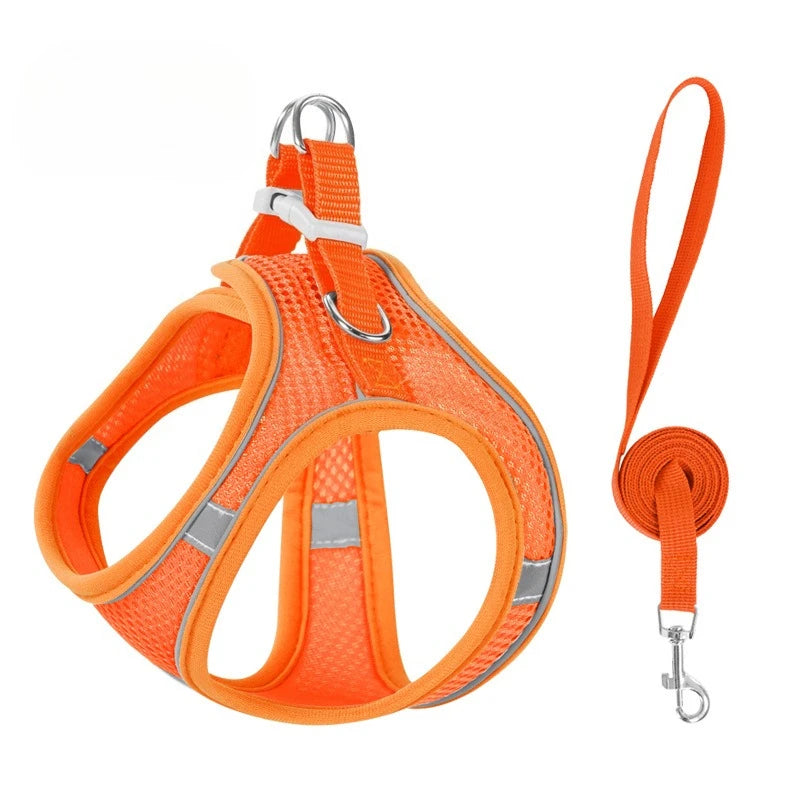 Arnés Chaleco Reflectivo con Correa para Perro