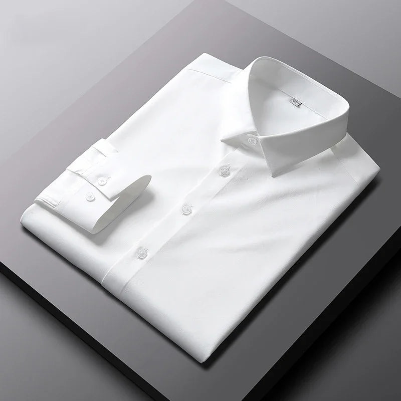 Camisa Verona Lisa de Manga Larga para Hombre