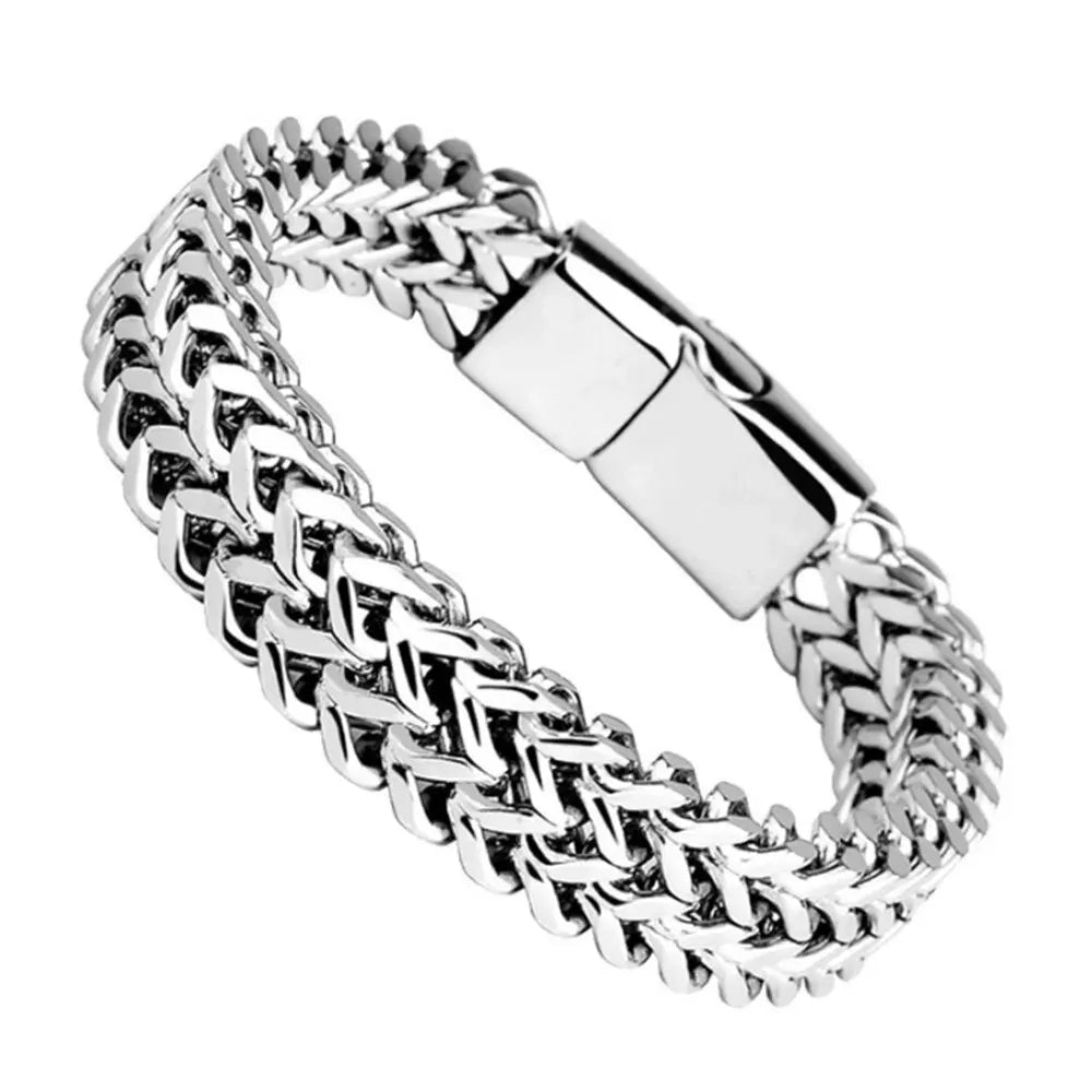 Pulsera Cadena Urbana Doble Hilera