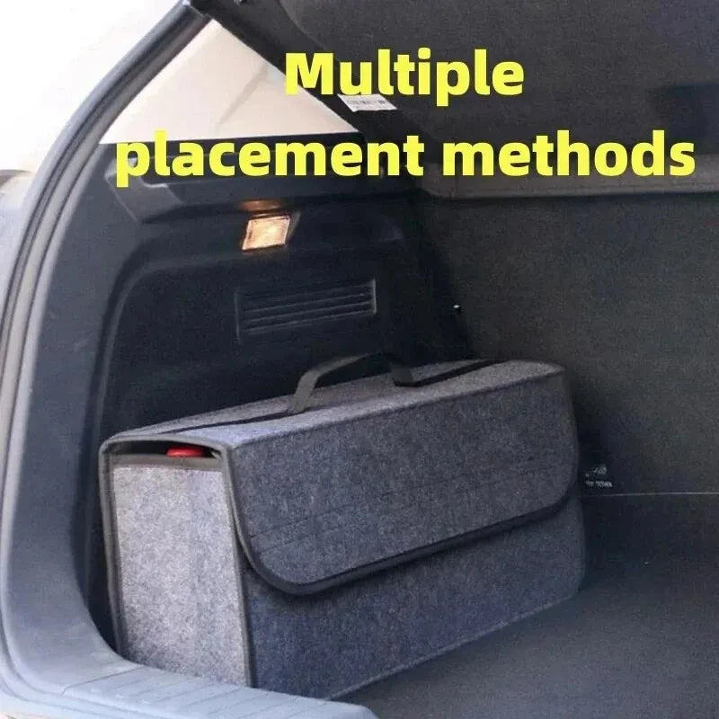 Organizador de Baúl en Fieltro Gris