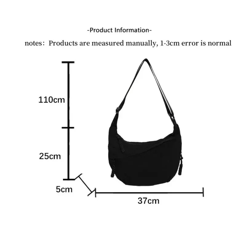 Bolso Hobo Urbano de Nylon