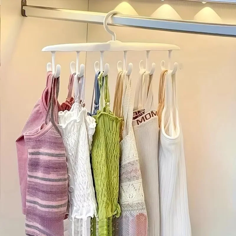 Percha giratoria de 12 ganchos para accesorios