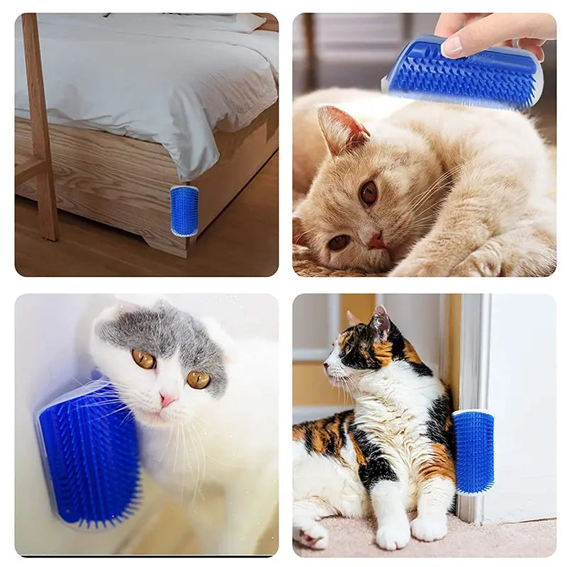 Cepillo Masajeador de Rincón para Gatos