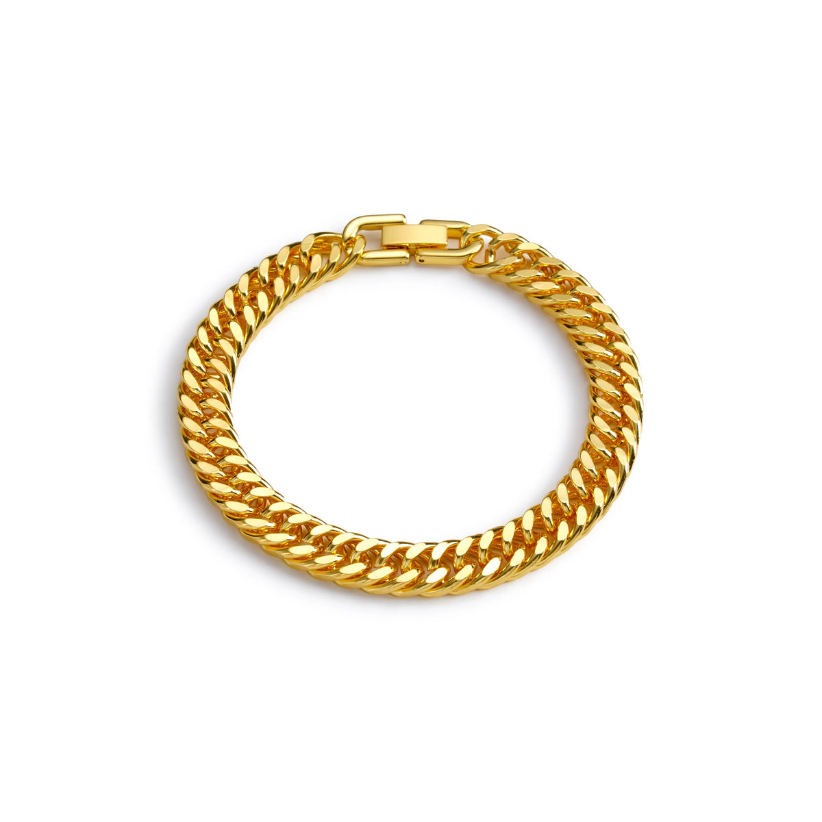 Pulsera Cadena Urbana Doble Hilera