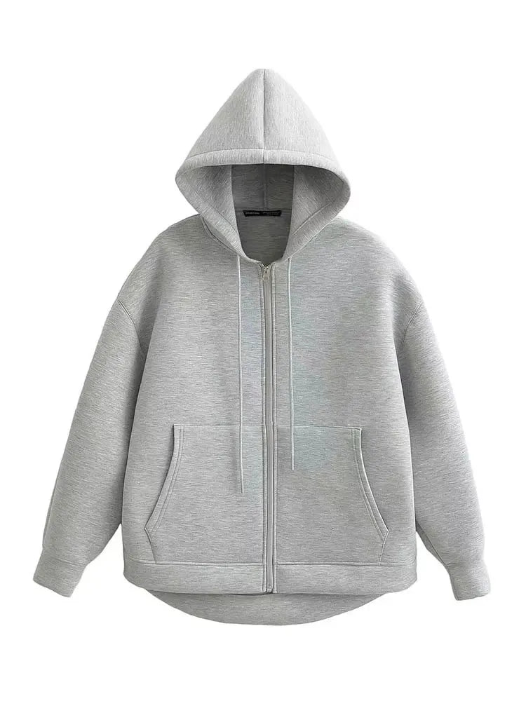 Campera Oversize con Capucha Urbana